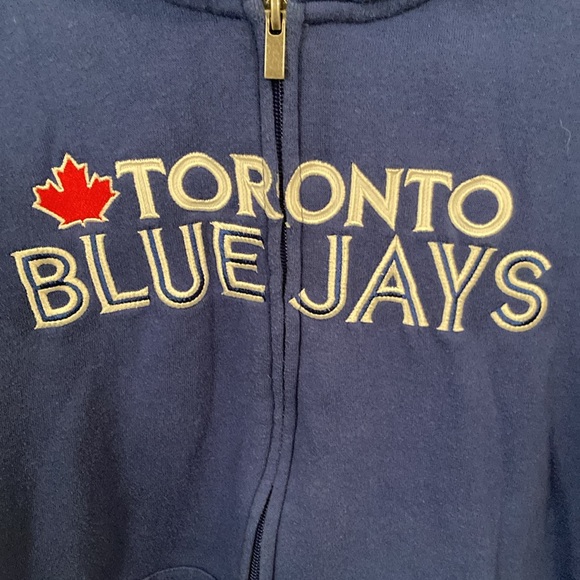 Toronto Blue Jays Youth Homegrown Wordmark - Full-Zip Hoodie - Royal - Picture 2 of 5